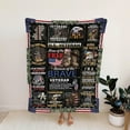 thumbnail image 4 of Female Veteran Gifts, Proud Female Veteran Blanket, Veteran Military Blanket US Veterans Gifts, Soft Warm Blanket Thank You Gifts for Veterans on Veterans Day Female Women Veteran Mom Grandma, 4 of 5
