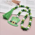 thumbnail image 4 of Hemp Rope Tassel Beading Creative Colorful Wooden Bead String DIY Home Holiday Decoration, 4 of 8
