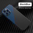 thumbnail image 1 of SaniMore for iPhone 14 Pro Max 6.7" 2022 Slim Case, Carbon Fiber Support Wireless Charging Shockproof Anti-drop Lens All-inclusive Heavy Duty Protective Anti-fingerprint Magnetic Case, Blackblue, 1 of 10