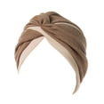 thumbnail image 1 of Womens Fashion Elastic Solid Color Comfortable Cap Beaded Large Cap for Women, 1 of 4