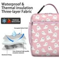 thumbnail image 2 of Haunted Design Halloween Lunch Box: Insulated Reusable Bag for Men & Women, Leakproof High Capacity Tote with Pockets for School & Parties, 2 of 6