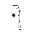 thumbnail image 1 of Elegant Kitchen & Bath FAS-9001MBK George Système de Robinet de Douche Complet avec Valve d'Encastrement, Noir Mat, 1 of 1