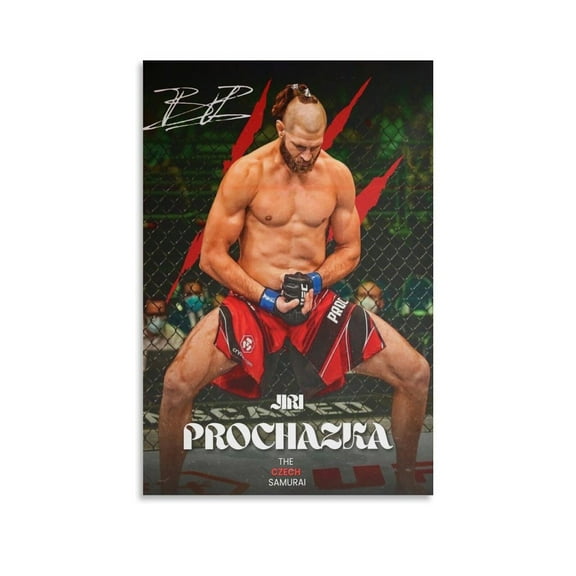 Boxer Jiri Prochazka Fighter Poster Athlete Motivation For Boys Bedroom Teens Room Hanging Picture Jiri Prochazka
