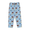 thumbnail image 4 of Goofa Sea Turtle Printed Soft Pajama Pants for Women, Wide Leg Comfy Casual Lounge Yoga Pants-XX-Large, 4 of 9