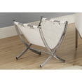 thumbnail image 4 of (2 pack) Monarch Specialties Magazine Rack, Holder, Storage, Bathroom, Office, Bedroom, White Leather Look, 4 of 6