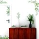 thumbnail image 5 of Calcomanías de pared de plantas verdes (2 hojas/juego), calcomanías de vinilo extraíbles con ramas, hojas y enredaderas., 5 of 9