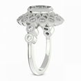thumbnail image 2 of Silvago Jewel 14K White Gold Plated Diamond Ring - 1.4 Ct Round Cut Lab Created Diamond Ring for Women's - Jewellery Diamond Rings Wedding Sets Past Present Future - Her Birthday Gifts, 2 of 3