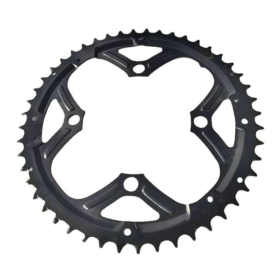 Round Oval Chainring 104mm BCD 48T Narrow Wide Single Chainring for 7/8/9 Speed Trail Mountain Bike