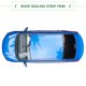 thumbnail image 2 of Tira de sellado de techo de Unique Bargains lado izquierdo Weatherstrip recorte de techo sello de techo para Toyota Corolla No.7555602260, 2 of 6