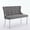 Gray, variant on MIKIBAMA Black Tufted Loveseat Velvet Dining Bench with Back Gold Metal Legs Nailhead Trim for Dining Room