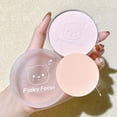 thumbnail image 1 of Loose Powder Non-sticky Smiling Bear Print Refreshing Long Lasting Lightweight Everyday Dress Up Plastic Setting Makeup Pressed Powder for Trip, 1 of 8