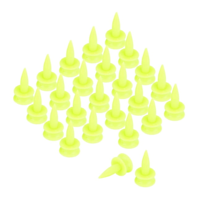 25 uds Tees de Golf equipo de Golf fácil de instalar soporte para pelota de Golf ligero herramientas de Golf para estera de campo de prácticas de jard Verde