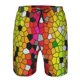 thumbnail image 3 of Fotbe Colorful Tie Dye Stained Glass 1 Trajes de Baño Estampados para Hombre, Shorts de Verano de Secado Rápido, Ropa de Playa, Bañadores-3X-Large, 3 of 6