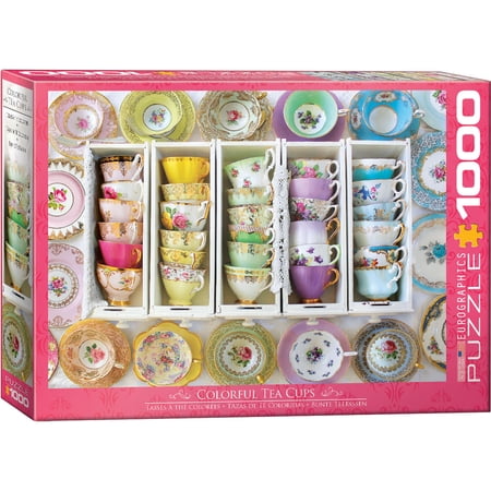 Colorful Tea Cups 1000-Piece Puzzle price history on PriceWatchPro