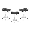 thumbnail image 3 of Nazalus Tabouret Pivotant Roulant Hauteur Réglable avec Roues Robuste pour Bureau Maison Comptoir Salon (Noir) (Noir, Sans Repose-Pieds), 3 of 5