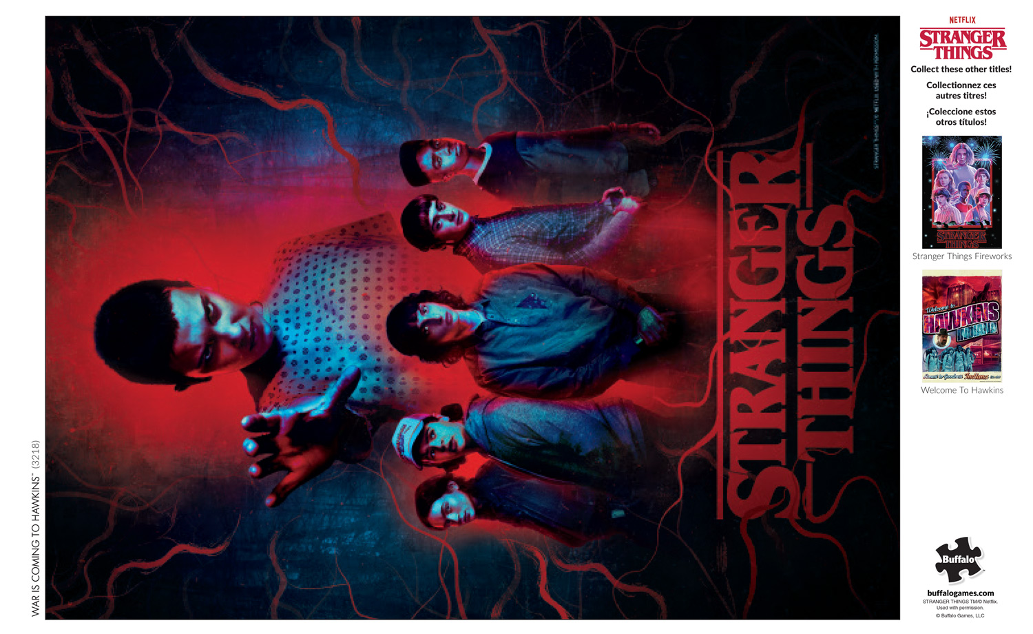 Buffalo Games 500-Piece Stranger Things War is Coming to Hawkins Jigsaw Puzzle