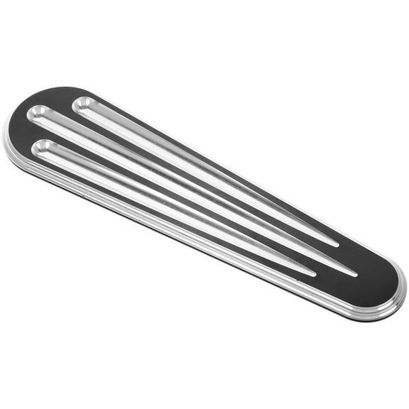 LABELEPH 1Set Motorized Bike Gas Tank Black Plastic Rectangular Strip for Custom Motorcycle Enhancement and Protection