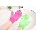 thumbnail image 5 of SATRINO Exfoliating Gloves, 1 Pairs Shower Scrub Gloves Bath Loofah Glove Exfoliating for Women to Remove Dead Skin for Body Exfoliate (Green), 5 of 7