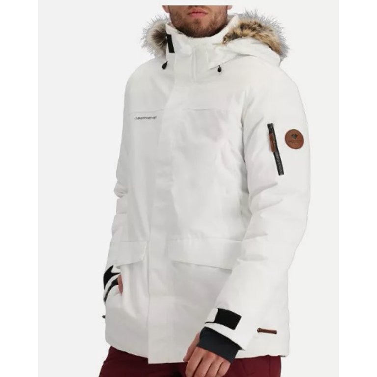 Obermeyer Ridgeline Insulated Ski Jacket with Faux Fur (Men's
