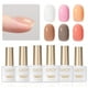 thumbnail image 1 of Set de gel constructor GAOY para uñas, 6 colores, 7,3 ml, Vivid Nude, 1 of 6