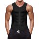 thumbnail image 4 of Eigraketly Chaleco para correr para hombre, chaleco adelgazante con cremallera para el sudor, camisetas sin mangas, recortador de barriga, chaleco elástico Uniforme atlético TYPE5 XXL Eigraketly OD0282-05, 4 of 6