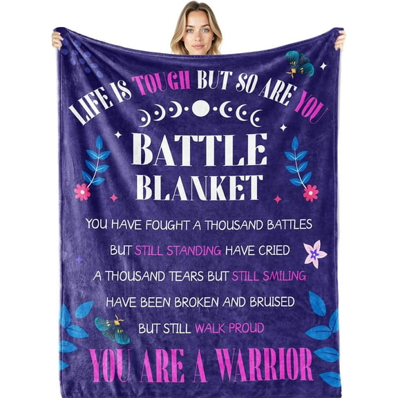Mothers Blankets for Mom from Daughter & Son - Birthday Gifts for Moms,Grandma,Wife - Soft Purple Fleece Throw Blanket for Women, Cozy Plush Love Bedding Decor for Couch, Bed & Travel 50"x60"