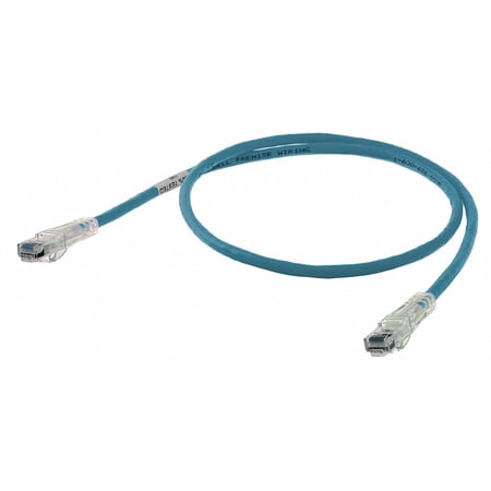 UPC: 0662620231549 | Hubbell Premise Wiring Patch Cord Cat 6 Clear Boot Blue 20 ft. HC6B20