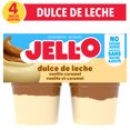 thumbnail image 1 of Jell-O Dulce de Leche Vanilla Caramel No Sugar Added Ready-to-Eat Refrigerated Pudding Snacks, 4 ct Cups, 1 of 15