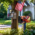 thumbnail image 3 of Labor Day Mailbox Cover America Bald Eagle Flag Printing Mailbox Wrap Waterproof Magnetic Letterbox Covers Decorating Durable Mail Box Covers Outdoor Decor Standard Size 21x18 Inch, 3 of 6