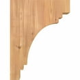 thumbnail image 3 of 5 1/2"W x 12"D x 16"H Pescadero Smooth Corbel, Western Red Cedar, 3 of 9