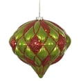 thumbnail image 1 of Vickerman M112274 Ornement de Diamant de Paillettes Mates Rouges de Chaux&44; 5,7 Po., 1 of 1