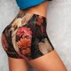 thumbnail image 4 of Fotbe Vintage Red Flower Chihuahua Shorts Sin Costuras – Shorts Deportivos de Cintura Alta para Mujer, Elásticos para Gimnasio, Yoga, Running o Ciclismo-XX-Large, 4 of 8