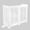 Antique White, variant on Homebia Designs Wooden Pet Gate, 3 Panels, 24 x 54 inch, Burnt Antique, Foldable Adjustable Indoor Dog Barrier
