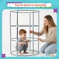 thumbnail image 4 of Flexible Construction Fort Building Set - Build and Play Kit for Indoor and Outdoor Use By Hey! Play!, 4 of 7