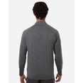 thumbnail image 3 of HUK H1200715 Men's Airweight Heather Quarter-Zip Pullover-Volcanic Ash Heather-2XL, 3 of 6