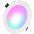 thumbnail image 4 of 15W LED Recessed Downlight 16 Colors and 4 Flashing Modes Dimmable RGBW Color Changing Floodlight Ceiling Light, 4 of 6
