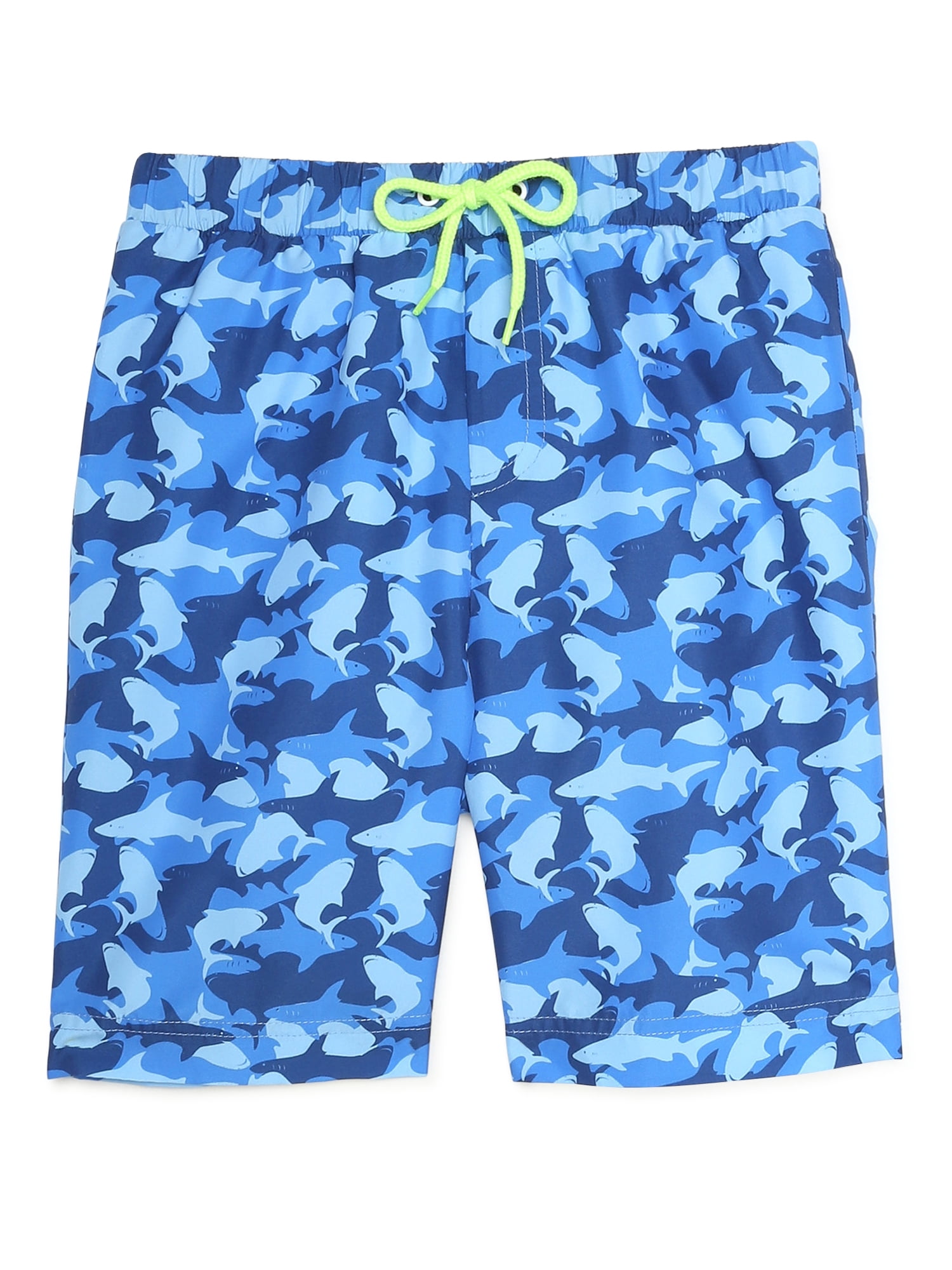 Swimfix Boys' Camo Shark Swim Trunks with UPF 50, Sizes 4-18 - Walmart.com