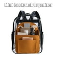 thumbnail image 2 of Felt Backpack Organizer, Mini Purse Organizer Insert with Multiple Pockets, Lightweight Small Backpack Insert for Neat Storage, 2 of 6