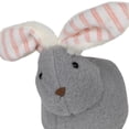 thumbnail image 5 of Northlight 8" Plush Bunny Easter Rabbit Spring Figure - Gray/White, 5 of 6
