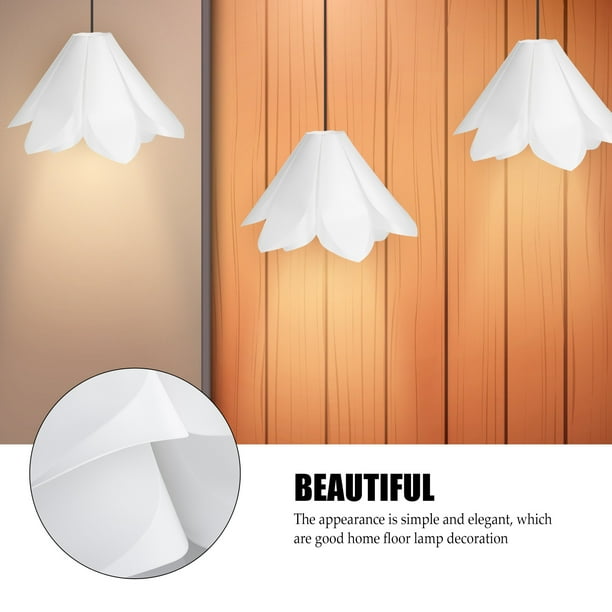 Modern Style Woven Lampshade Decorative Light Shade Lily Flower