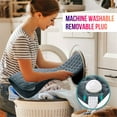 thumbnail image 4 of Electric Heating Pad for Back/Waist/Abdomen/Shoulder Pain Relief-Moist and Dry Heat Therapy with Auto-Off Hot Heated Pad ,12" x 24", 4 of 9