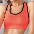 thumbnail image 2 of Sports Bra for Women, Longline Padded Strappy Sports Bras Medium Support Yoga Gym Running Workout Crop Tank Tops, 2 of 5