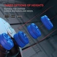 thumbnail image 4 of PlayVital 3 Height Hurricane Thumbs Cushion Caps Thumb Grips for ps5, for ps4, Thumbstick Grip Cover for Xbox Core Wireless Controller, Thumb Grips for Xbox One, Elite Series 2, for Switch Pro - Blue, 4 of 8