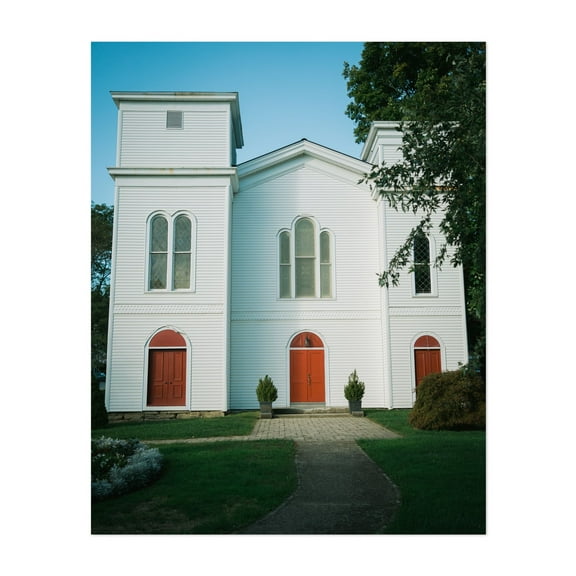 Millerton Methodist Church, Millerton - Millerton New York Photography Unframed Wall Art Print 8 x 10 inches