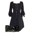 thumbnail image 1 of Dare To Wear Victorian Gothic Boho Women's Plus Size Renaissance Corset Dress S - 5x, 1 of 2