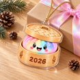 thumbnail image 7 of Dumpling Christmas Ornaments, Gift for Teens Christmas Tree Decrations, Cute Acrylic Colorful Dumpling for Home Decor, 7 of 7