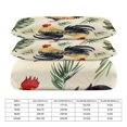 thumbnail image 2 of 3 Pcs Soft Bedding Set, Includes 1 Duvet Cover with Zipper And 2 Pillow,Shams Oil Rooster Queen(90"×90"), 2 of 8