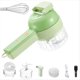 thumbnail image 1 of Juego de cortador de verduras eléctrico 4 en 1, picadora de eléctrica inalámbrica de mano, machacador de alimentos, pelador y rebanador de alimentos., 1 of 5