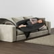 thumbnail image 4 of Fundas de almohada de terciopelo Deeceymbur con forma de U, protectores para almohadas de maternidad, color negro, 4 of 4