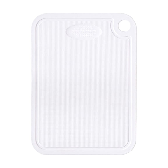 Leodye 1PCS Double-Sided Grinding Cutting Board, Dishwasher Safe Extra Large Chopping Board with Non-Slip Handle for Meat Vegetable Fruit and Kitchen Cooking -9.8x7.2in
